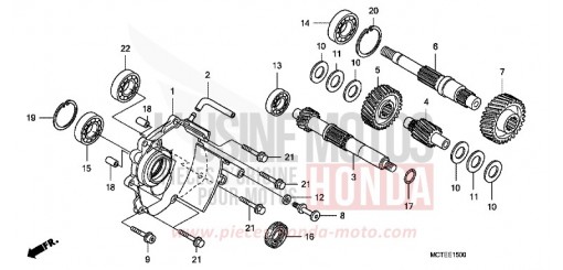BOITE DE VITESSES FJS600A7 de 2007